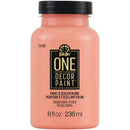 FolkArt ONE Decor Satin Paint 8oz - Coral Punch*