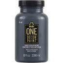 FolkArt ONE Decor Satin Paint 8oz - Classic Black^