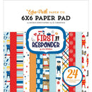 Echo Park Double-Sided Paper Pad 6"X6" 24-pack First Responder*