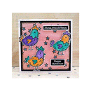 Woodware Clear Singles Stamps 3"x 4" - French Hen