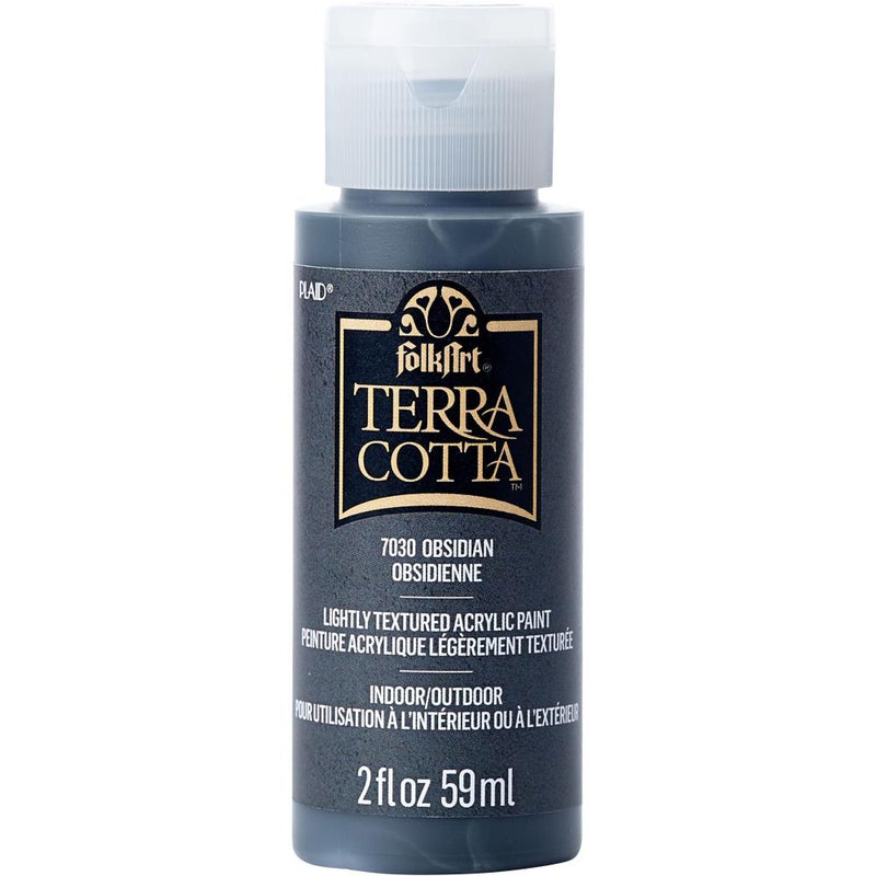 FolkArt Terra Cotta Paint 2oz - Obsidian*