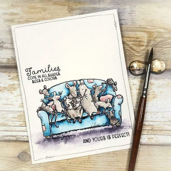 Colorado Craft Company Metal Die Set - Family Love - By Anita Jeram*