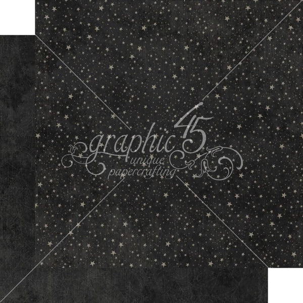 Graphic 45 Double-Sided Paper Pad 12"x 12" 16/Pkg Patterns & Solids - Charmed*