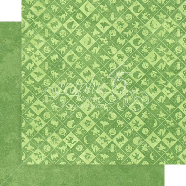 Graphic 45 Double-Sided Paper Pad 12"x 12" 16/Pkg Patterns & Solids - Charmed*