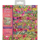 Crafter's Companion Nature's Garden Fabulous Fuchsia Paper Pad 6"X6"