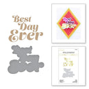 Spellbinders Glimmer Hot Foil Plate & Die Set Best Day
