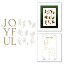 Spellbinders Glimmer Hot Foil Plate & Die Setby Yana Smakula Joyful, De-Light-Ful