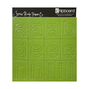 Scenic Route Chipboards Lower Case Alphabet Stencil - Clover