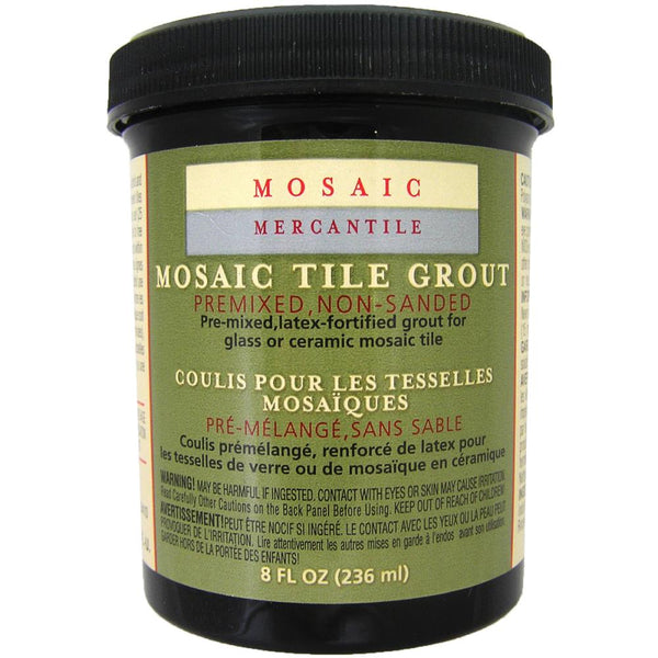 Diamond Tech Crafts - Mosaic Tile Grout 8oz - Black*