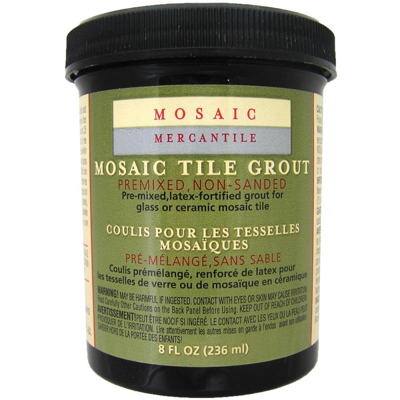 Diamond Tech Crafts - Mosaic Tile Grout 8oz - Black