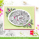 Lawn Cuts Custom Craft Die - Giant Thank You Messages*