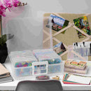 Universal Crafts Large Craft Storage Box - 4" x 6" Case 16pc - Clear*