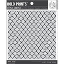 Hero Arts Cling Stamp 6"X 6" - Chain Linked Fence, Bold Prints*