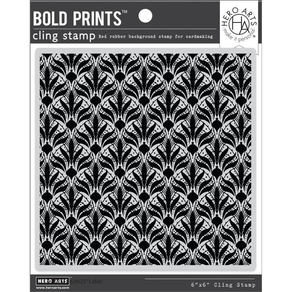 Hero Arts Cling Stamp 6"X6" Style Moderne Bold Prints