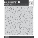 Hero Arts Background Cling Stamp 6"X6" Marching Ants Bold Prints