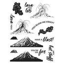 Hero Arts Clear Stamps 6"x 8" - Volcano Heroscape*