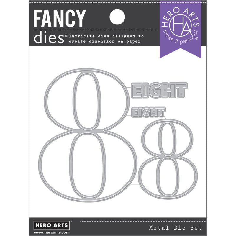 Hero Arts Fancy Dies Number Eight