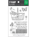 Hero Arts Clear Stamp & Die Combo Picnic Basket