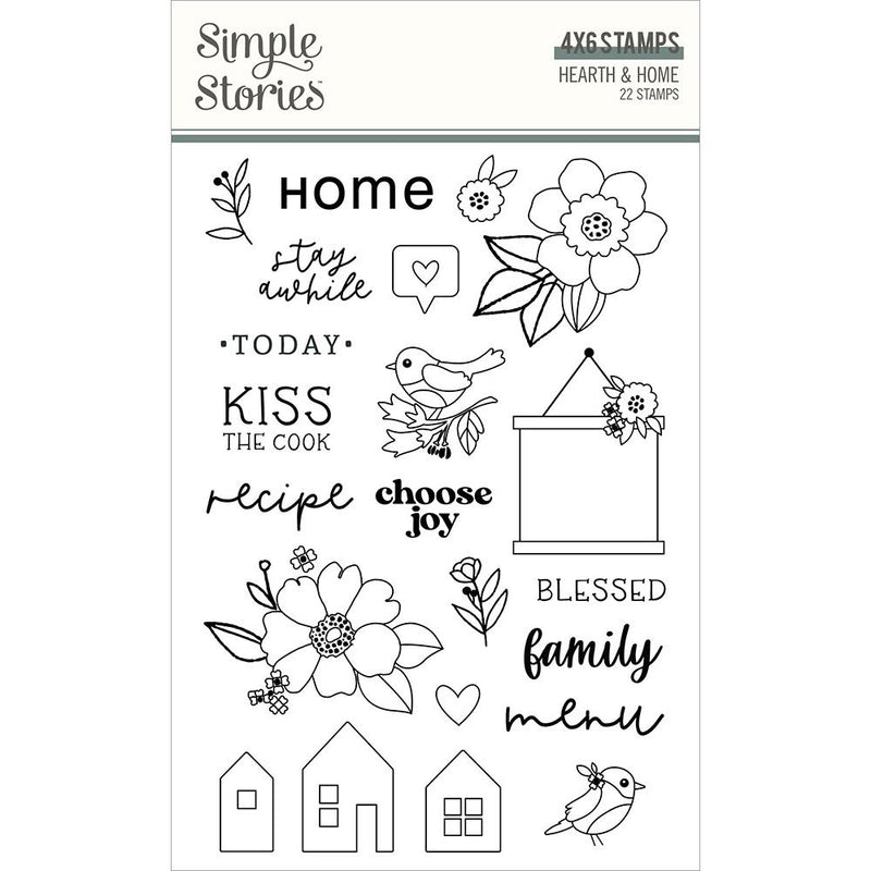 Simple Stories Hearth & Home Photopolymer Clear Stamps*