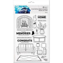 Simon Hurley create. Cling Stamps 6"X9" - Welcome Home*