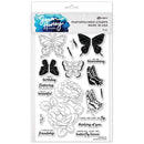 Simon Hurley create. Clear Stamps 6"X9" - Butterfly Kisses*