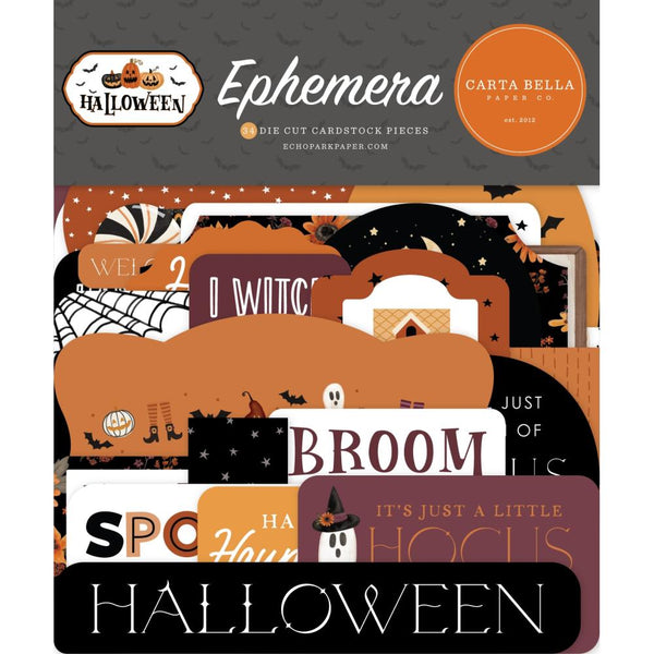 Carta Bella Cardstock Ephemera Icons, Halloween*