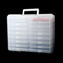 Universal Crafts Large Craft Storage Box - 4" x 6" Case 16pc - Clear*