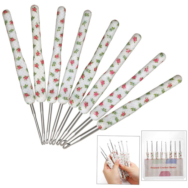 Universal Crafts Crochet Hook Set - Delicate Flower 8pk