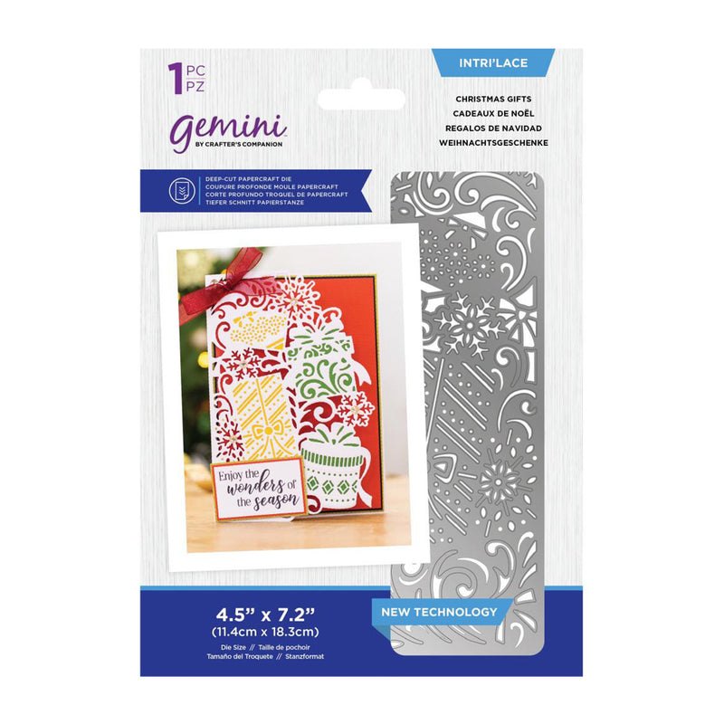 Crafter's Companion Gemini Intri'Lace Die - Christmas Gifts*