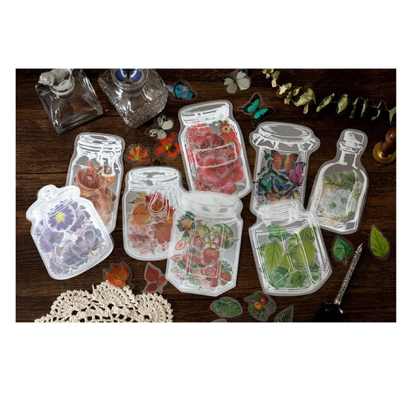 Poppy Crafts Clear Stickers - Baked Goods Jar 35pcs*