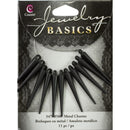 Jewellery Basics Metal Charms - Black Spikes 11 pack*