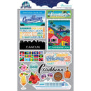 Reminisce Jet Setters 3.0 Dimensional Stickers - Caribbean*