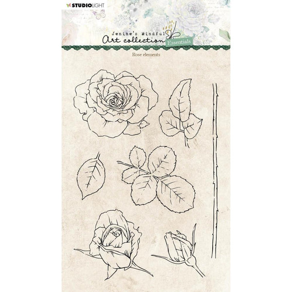 Studio Light Essentials Clear Stamps Nr. 138, Rose Elements*