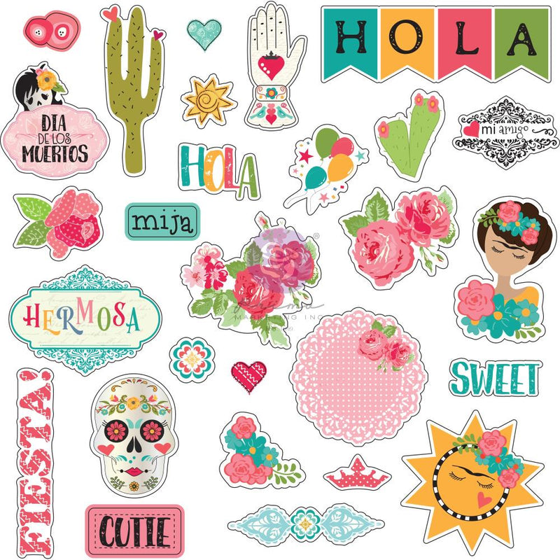 Prima Marketing Julie Nutting Solecito Cardstock Ephemera 28 pack*