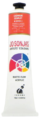 Jo Sonja Acrylic Paint 75ml - S3 - Cadmium Scarlet