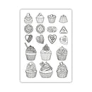 Stamperia Silicone Mould A5 - Coffee And Chocolate - Sweets*