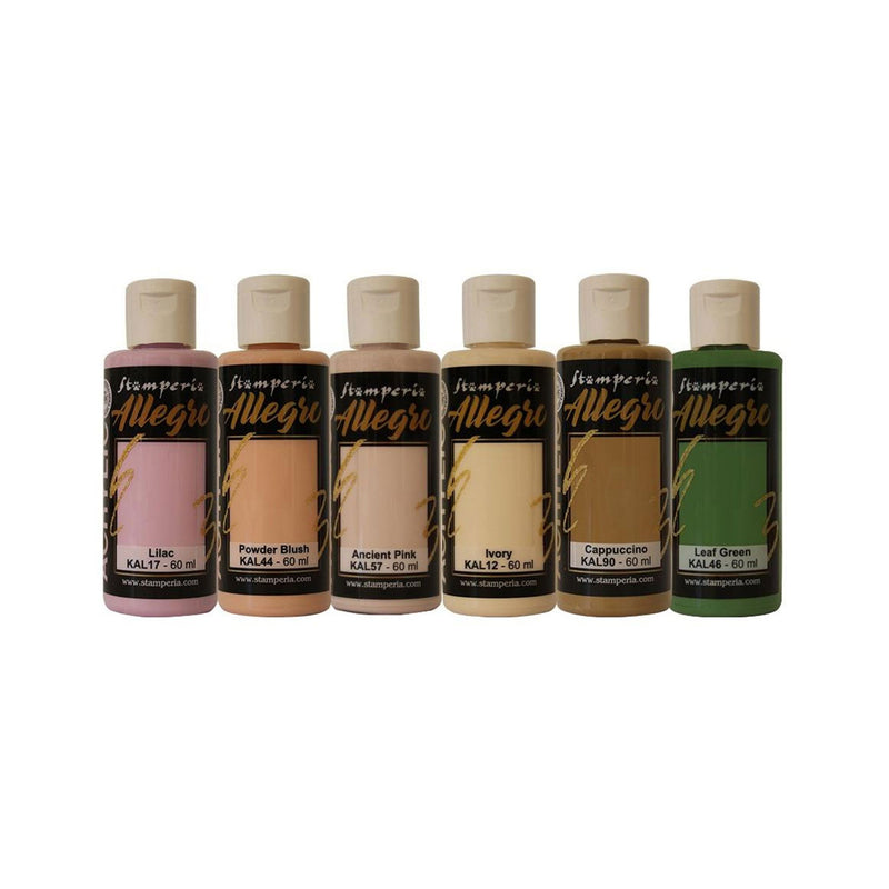 Stamperia Allegro Paint Set 6/Pkg - Romance Forever