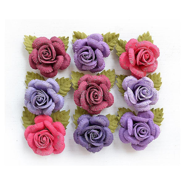 Little Birdie Karin Paper Flowers 8 pack - Birds And Berries*