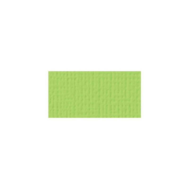 American Crafts 12x12 inch Textured Cardstock - Key Lime - Single Sheet