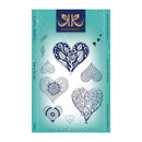 Katkin Krafts Clear Stamp Set 6"x 8" - Floral Hearts*