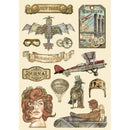 Stamperia Wooden Shapes A5 - Sir Vagabond Aviator*