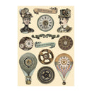Stamperia Colored Wooden Shapes A5 - Voyages Fantastiques*