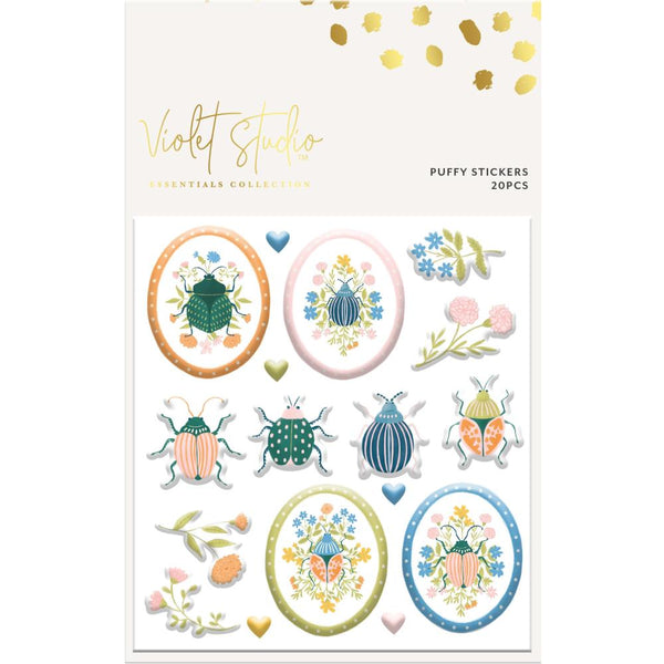 Violet Studio Puffy Stickers Love Bug*