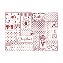 Stamperia Stencil D 7.87"X5.91" - Patchwork, Day Dream