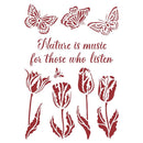 Stamperia Stencil G 8.27"X11.69" - Tulips, Romantic Garden House*