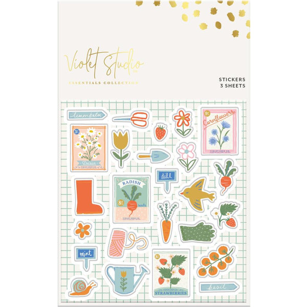 Violet Studio Sticker Sheets Garden Party*