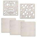 Ciao Bella Album Binding Art Shaped & Carved Pages 5 pack - Let's Party, 8.625"X8.625"*