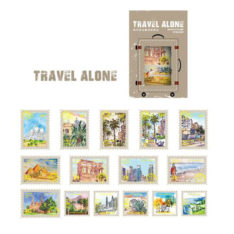 Poppy Crafts Travel Alone Sticker Series - Middle East*