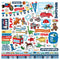 Echo Park Paper Little Boy Cardstock Stickers 12"x 12"- Elements