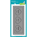 Lawn Cuts Custom Craft Die Scalloped Slimline with Hearts: Landscape*